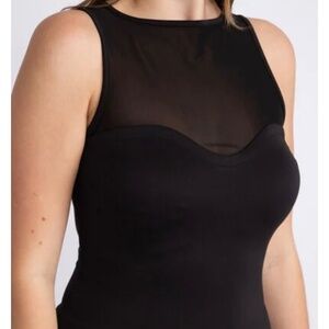 ⭐️HOST PICK ⭐️ Guess Estefana mesh insert tank top